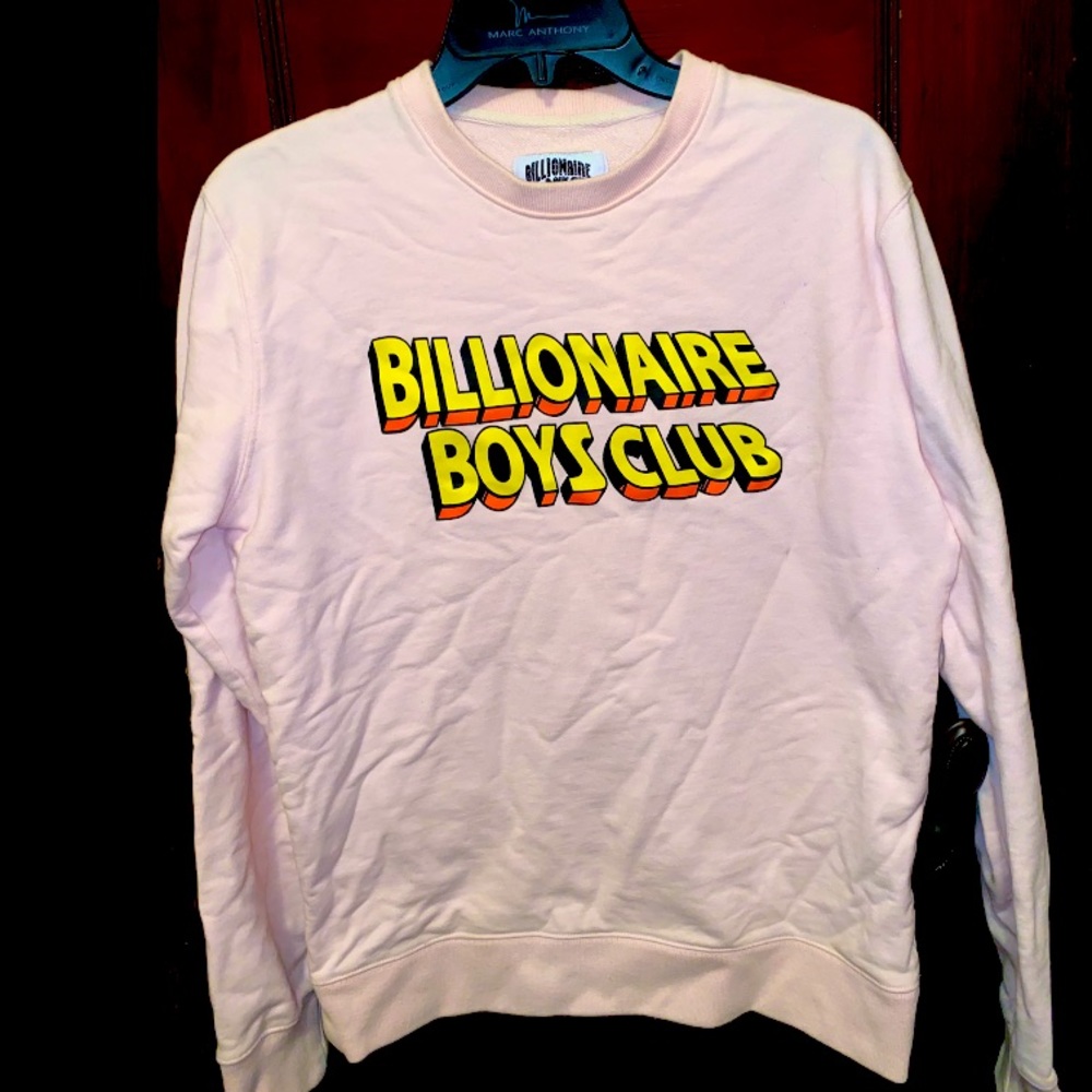 Size small Vintage Billionaire Boys Club Crewneck sweatshirt Pink BBC